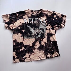 Selena Kids Tie-Dye T-Shirt - Black and Pink